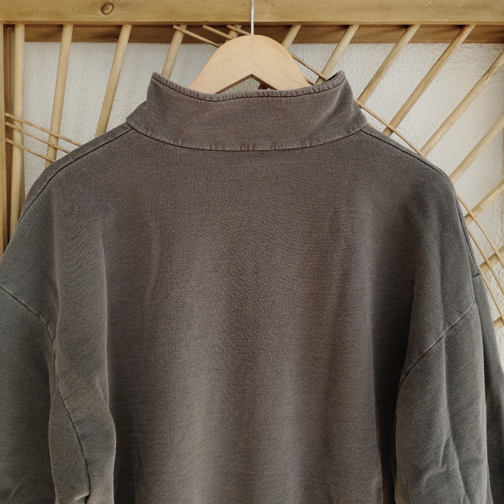 ** ON HOLD** Los Angeles Apparel Half Zip Pullover Sweatshirt/ Size Large - Picture 9 of 14